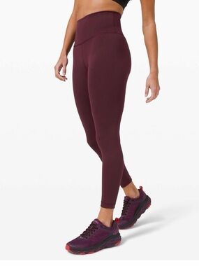 Lululemon Wunder Train High-Rise Tight (Size 4 | Color: Cassis | 25”)